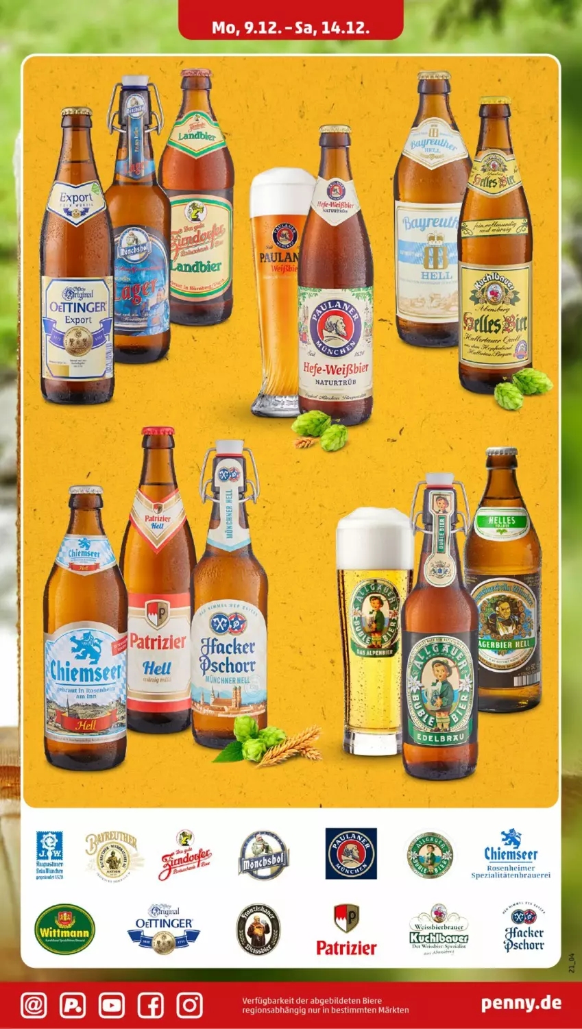 Aktueller Prospekt Penny - Prospekte - von 09.12 bis 14.12.2024 - strona 21 - produkty: auer, bier, eimer, eis, elle, Hefe, mab, natur, rosen, Spezi, Ti, weissbier