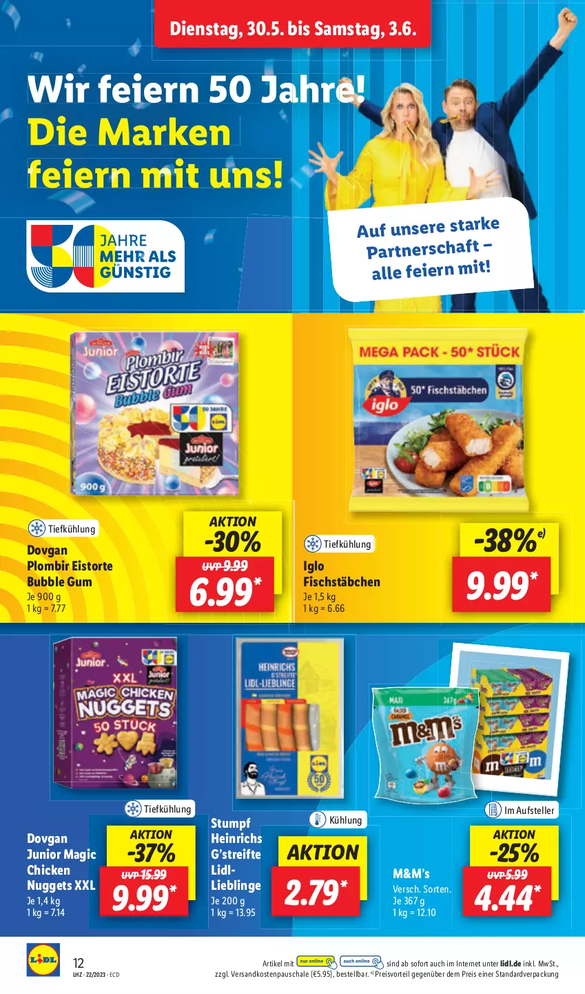 Aktueller Prospekt Lidl - Aktionsprospekt - von 30.05 bis 03.06.2023 - strona 14 - produkty: eier, eis, elle, fisch, ndk, reis, Schal, Schale, teller, Ti, torte