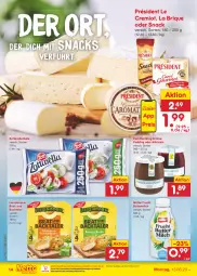 Gazetka promocyjna Netto Marken-Discount - Filial-Angebote - Gazetka - ważna od 18.03 do 18.03.2023 - strona 14 - produkty: bestpreis, butter, buttermilch, eis, frucht, grütze, leerdammer, milch, milchreis, Müller, ndk, pudding, reis, rel, snack, snacks, Ti, zott, zottarella, Zum Dorfkrug
