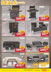 Gazetka promocyjna Netto Marken-Discount - Filial-Angebote - Gazetka - ważna od 18.03 do 18.03.2023 - strona 31 - produkty: angebot, asti, Bank, Bau, decke, Deckel, edelstahl, eis, flasche, flaschenöffner, garnitur, Garten, gartenbank, gartenmöbel, gasgrill, grill, hocker, Holz, holzkohle, holzkohlegrill, Kamin, kissen, Kohlegrill, LG, möbel, Rückenkissen, Schal, Schale, sessel, Sofa, Stier, Stühl, telefon, thermometer, Ti, tisch, wasser, ZTE