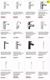 Gazetka promocyjna Obi - Prospekte - Gazetka - ważna od 20.09 do 20.09.2023 - strona 14 - produkty: armatur, batterie, brause, elle, garnitur, grohe, hansgrohe, LG, Metro, Mett, teller, thermostat, Ti, tisch, vita, waschbecken, waschtisch, waschtischarmatur