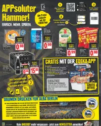 Gazetka promocyjna Edeka - Angebote der Woche - Gazetka - ważna od 14.10 do 14.10.2023 - strona 12 - produkty: aufschnitt, beko, beutel, Blüte, brause, butter, deka, erde, flammkuchen, flasche, gin, google play, guthabenkarte, hafer, haferflocken, KnabberSnack, kuchen, lamm, LG, limo, limonade, Ofen, original wagner, pizza, rügenwalder, rustipani, salami, schinken, schinken spicker, snack, steinofen, Ti, vanille, waffeln, wagner