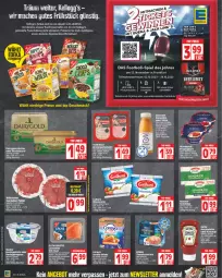 Gazetka promocyjna Edeka - Angebote der Woche - Gazetka - ważna od 14.10 do 14.10.2023 - strona 8 - produkty: aqua, aufschnitt, aus dem kühlregal, ball, Becher, beef, beutel, bier, Biere, braten, bratenaufschnitt, butter, Dairygold, deka, discount, eis, filet, filets, fisch, flasche, galbani, heinz, hering, Herings, Heringshappen, Innocent, joghur, joghurt, Käse, kellogg's, Kellogg‘s, küche, Küchen, kühlregal, LG, mac, ndk, Ofen, regal, reis, ring, säfte, schnitten, snack, steinhaus, thunfisch, Ti, top-preis, wiltmann, Yo, ZTE