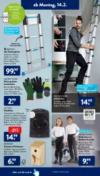 Gazetka promocyjna AldiSud - ALDI Aktuell - Gazetka - ważna od 19.02 do 19.02.2022 - strona 16 - produkty: aldi, angebot, asti, Bau, baumwolle, dell, eis, elle, gardenline®, handschuhe, hose, Kinder, lack, Mode, resa, Schal, schuhe, Tasche, taschen, Teleskop, Ti, tisch, werkzeug, wolle