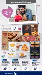 Gazetka promocyjna AldiSud - ALDI Aktuell - Gazetka - ważna od 19.02 do 19.02.2022 - strona 46 - produkty: ACC, aldi, apfel, beutel, creme, eis, kuchen, mac, Macarons, mandel, Muffin, muffins, reis, schoko, Streuselkuchen, Ti, vanille, Windbeutel