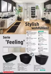 Gazetka promocyjna Bauhaus - Prospekte - Gazetka - ważna od 28.10 do 28.10.2023 - strona 6 - produkty: ACC, accessoires, auto, Bad, Badheizkörper, bürste, Cap, cappuccino, cin, edelstahl, Einhebelmischer, ente, hochschrank, HP, latte, led-licht, LED-Lichtspiegel, oder cappuccino, Schrank, spiegel, Sport, Ti, tisch, tischplatte, unterschrank, waschbecken, waschtisch, wc-sitz