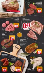 Gazetka promocyjna Rewe - Diese Woche im Angebot! - Gazetka - ważna od 19.02 do 19.02.2022 - strona 4 - produkty: aktionspreis, axe, braten, Brühe, eis, elle, erde, fleisch, gewürz, grill, Haxe, hüftsteak, hüftsteaks, Kalbsleber, knoblauch, kotelett, krustenbraten, lamm, lammkeule, mac, marinade, nackenkoteletts, nuss, pfanne, pfannen, reis, rezept, rezepte, rind, rinder, Rinderhüfte, rindfleisch, saft, schwein, schweine, schweinenacken, steak, steaks, suppe, suppen, Suppenhuhn, Ti, vita, wein, weine