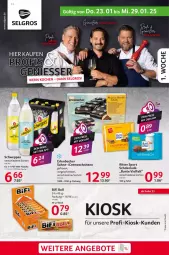 Gazetka promocyjna Selgros - Food - Gazetka - ważna od 29.01 do 29.01.2025 - strona 1 - produkty: alpenmilch, bifi, creme, Cremeschnitte, eis, flasche, LG, milch, mw-flasche, reis, ritter, ritter sport, sahne, schnitten, schweppes, Sport, Ti, tonic