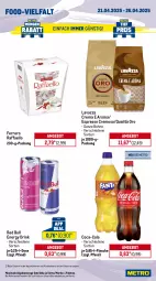 Gazetka promocyjna Metro - Wochen-Angebote Gastro - Gazetka - ważna od 26.04 do 26.04.2025 - strona 13 - produkty: angebot, auer, bohne, coca-cola, cola, coupon, drink, eimer, eis, energy drink, espresso, ferrero, flasche, getränk, getränke, gurke, gurken, Konserven, kraft, lavazza, mit gemüse, mondamin, Palette, raffaello, red bull, reis, salat, salate, sauce, saucen, spreewald-feldmann, Ti, tiefpreis, Vegeta