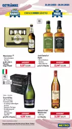 Gazetka promocyjna Metro - Wochen-Angebote Gastro - Gazetka - ważna od 26.04 do 26.04.2025 - strona 14 - produkty: angebot, aperitif, Apple, asbach uralt, drucker, ecco, eis, elle, ente, flasche, frizzante, frucht, getränk, getränke, jack daniel, Metro, Palette, papier, perla, persil, prosecco, reis, steiner, Ti, tiefpreis, toilettenpapier, vollwaschmittel, warsteiner, waschmittel, wein, weinbrand