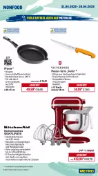 Gazetka promocyjna Metro - Wochen-Angebote Gastro - Gazetka - ważna od 26.04 do 26.04.2025 - strona 18 - produkty: angebot, backofen, brot, edelstahl, eis, elle, küche, Küchen, küchenmaschine, LG, messer, Metro, metro gastro, Ofen, pfanne, reis, Ria, ring, schüssel, teller, Ti