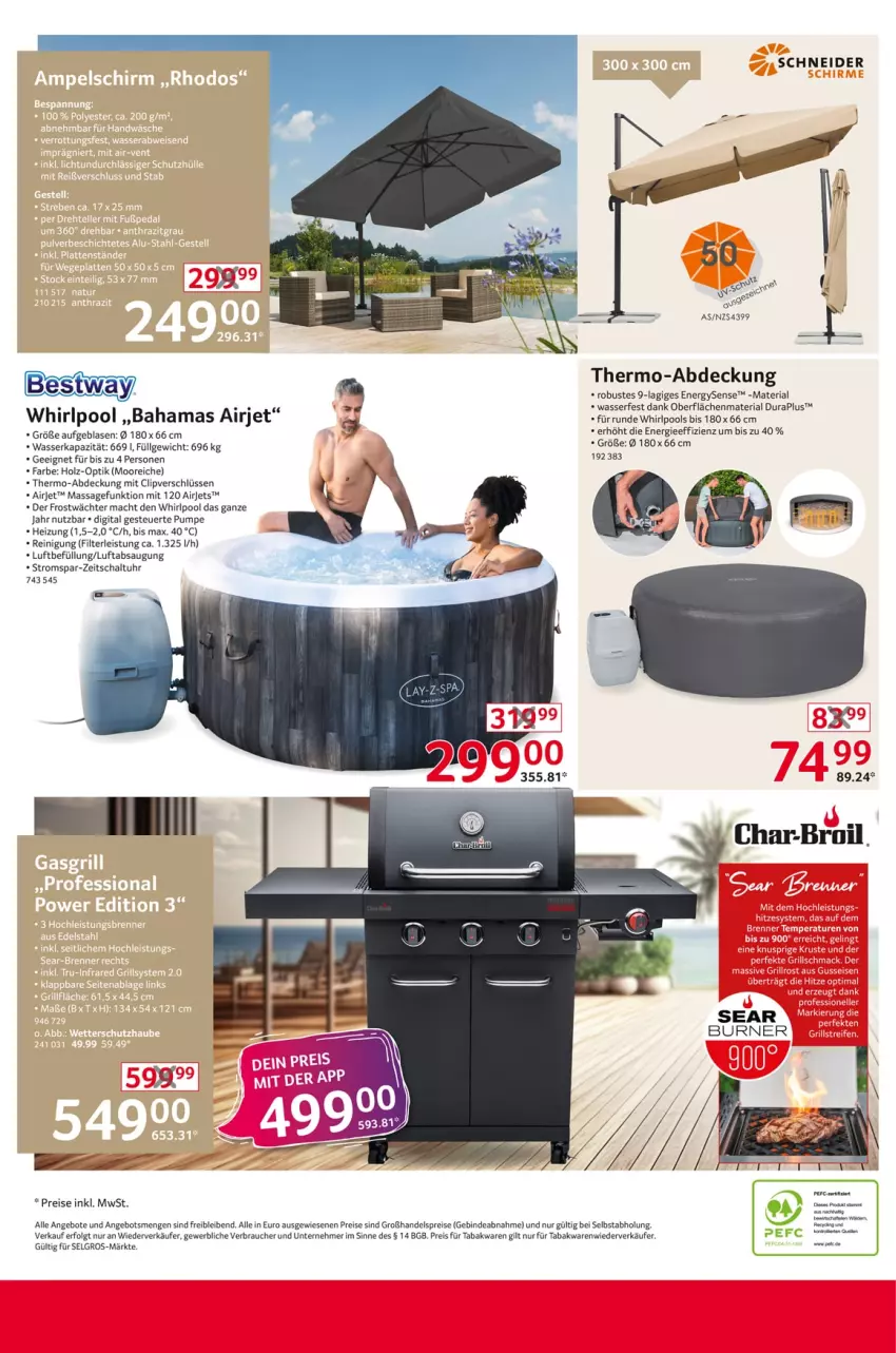 Aktueller Prospekt Selgros - Nonfood - von 06.07 bis 12.07.2023 - strona 24 - produkty: angebot, angebote, char-broil, eis, gefu, hama, Holz, LG, mac, pool, Rauch, Reinigung, reis, Ria, Schal, Ti, uhr, wasser, Whirlpool