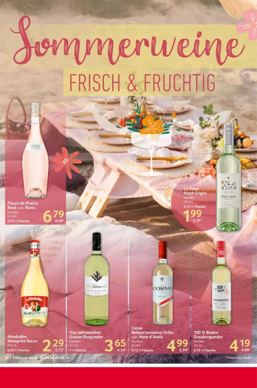 Aktueller Prospekt Selgros - Food - von 01.08 bis 07.08.2024 - strona 24 - produkty: auer, burgunder, grauer burgunder, Pinot, pinot grigio