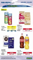 Gazetka promocyjna Metro - Wochen-Angebote - Gazetka - ważna od 21.06 do 21.06.2025 - strona 12 - produkty: angebot, bier, bio, bionade, bohne, bohnen, bügel, bügelflasche, burger, caffè crema, coca-cola, cola, eis, elle, flasche, flensburger, getränk, getränke, kaffee, lavazza, Metro, Palette, pils, pilsener, pringles, reis, ring, röstkaffee, Sierra, sierra tequila, tequila, Ti