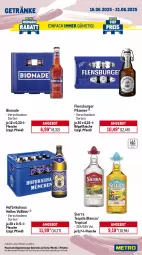 Gazetka promocyjna Metro - Wochen-Angebote - Gazetka - ważna od 21.06 do 21.06.2025 - strona 13 - produkty: angebot, bier, bio, bionade, bohne, bohnen, bügel, bügelflasche, burger, caffè crema, coca-cola, cola, eis, elle, flasche, flensburger, getränk, getränke, kaffee, lavazza, Metro, Palette, pils, pilsener, pringles, reis, ring, röstkaffee, Sierra, sierra tequila, tequila, Ti