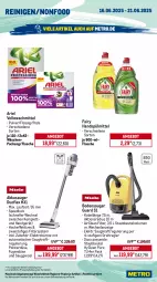 Gazetka promocyjna Metro - Wochen-Angebote - Gazetka - ważna od 21.06 do 21.06.2025 - strona 15 - produkty: akku, ananas, angebot, ariel, auto, beere, beeren, beutel, bodensauger, bürste, chardonnay, eis, Elan, Elektro, elle, fairy, flasche, früchte, früchten, Germ, getränk, getränke, grand sud, holunder, jägermeister, kraft, kräuter, kräuterlikör, likör, Meister, Metro, mumm, orange, Palette, papier, perlen, Pinsel, Pods, primitivo, reis, Ria, schwein, sekt, spee, spülmittel, staubbeutel, teller, Ti, tisch, vollwaschmittel, waschmittel, wein
