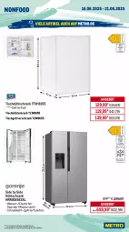 Gazetka promocyjna Metro - Wochen-Angebote - Gazetka - ważna od 21.06 do 21.06.2025 - strona 20 - produkty: angebot, eis, eiswürfel, elle, gefrierfach, gefrierschrank, kühlschrank, Metro, reis, Schrank, teller, Ti, tisch, wasser, wassertank, würfel