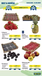 Gazetka promocyjna Metro - Wochen-Angebote - Gazetka - ważna od 21.06 do 21.06.2025 - strona 7 - produkty: ananas, beere, beeren, beutel, brombeere, brombeeren, eis, erdbeere, erdbeeren, fisch, fische, fleisch, früchte, garnelen, lachs, meeresfrüchte, Metro, Muscheln, Nektar, nektarinen, obst, Räucherlachs, reis, ring, Schal, Schale, schnitten, Ti, tiefpreis, Tintenfischringe