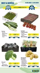 Gazetka promocyjna Metro - Wochen-Angebote - Gazetka - ważna od 21.06 do 21.06.2025 - strona 8 - produkty: angebot, Becher, beutel, broccoli, butter, cocktail, eis, Frühkartoffeln, géramont, gurke, gurken, kartoffel, kartoffeln, Käse, mac, meggle, mehl, milch, obst, parmigiano, parmigiano reggiano, reggiano, reis, rispentomaten, speisefrühkartoffeln, Ti, tomate, tomaten, weichkäse, weihenstephan