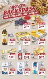 Gazetka promocyjna Combi - Prospekte - Gazetka - ważna od 31.08 do 31.08.2024 - strona 11 - produkty: Becher, blume, blumen, blumenöl, butter, Dr. Oetker, eier, eis, flasche, glücksklee, Hefe, korb, margarine, mehl, reis, sahne, Schal, Schale, sonnenblume, sonnenblumen, sonnenblumenöl, tafeläpfel, tante fanny, thomy, Ti, type 405, weizenmehl, Wella, ZTE, zucker