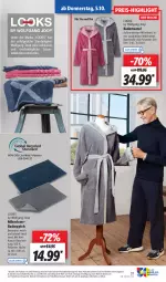 Gazetka promocyjna Lidl - Aktionsprospekt - Gazetka - ważna od 07.10 do 07.10.2023 - strona 37 - produkty: Bad, Bademantel, badteppich, Bau, baumwolle, eis, LG, Mantel, mikrofaser, reis, teppich, Ti, weck, wolle