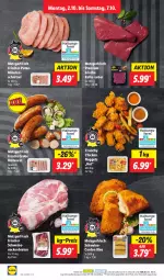 Gazetka promocyjna Lidl - Aktionsprospekt - Gazetka - ważna od 07.10 do 07.10.2023 - strona 6 - produkty: braten, bratwurst, chicken nuggets, cordon bleu, dip, eis, gewürz, grobe bratwurst, minutenschnitzel, ndk, nuggets, preisvorteil, pute, reis, Schal, Schale, schnitzel, schwein, schweine, schweinenacken, Ti, wein, weine, wurst