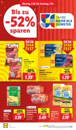 Gazetka promocyjna Lidl - Aktionsprospekt - Gazetka - ważna od 07.10 do 07.10.2023 - strona 8 - produkty: Bona, chips, crunchips, elle, fisch, früchte, Früchtetee, kräuter, lorenz, lorenz crunchips, Meßmer, Milbona, ndk, nuss, pasta, salat, saupiquet, Schal, Schale, tee, teller, thunfisch, Thunfischsalat, Ti, Tilsiter