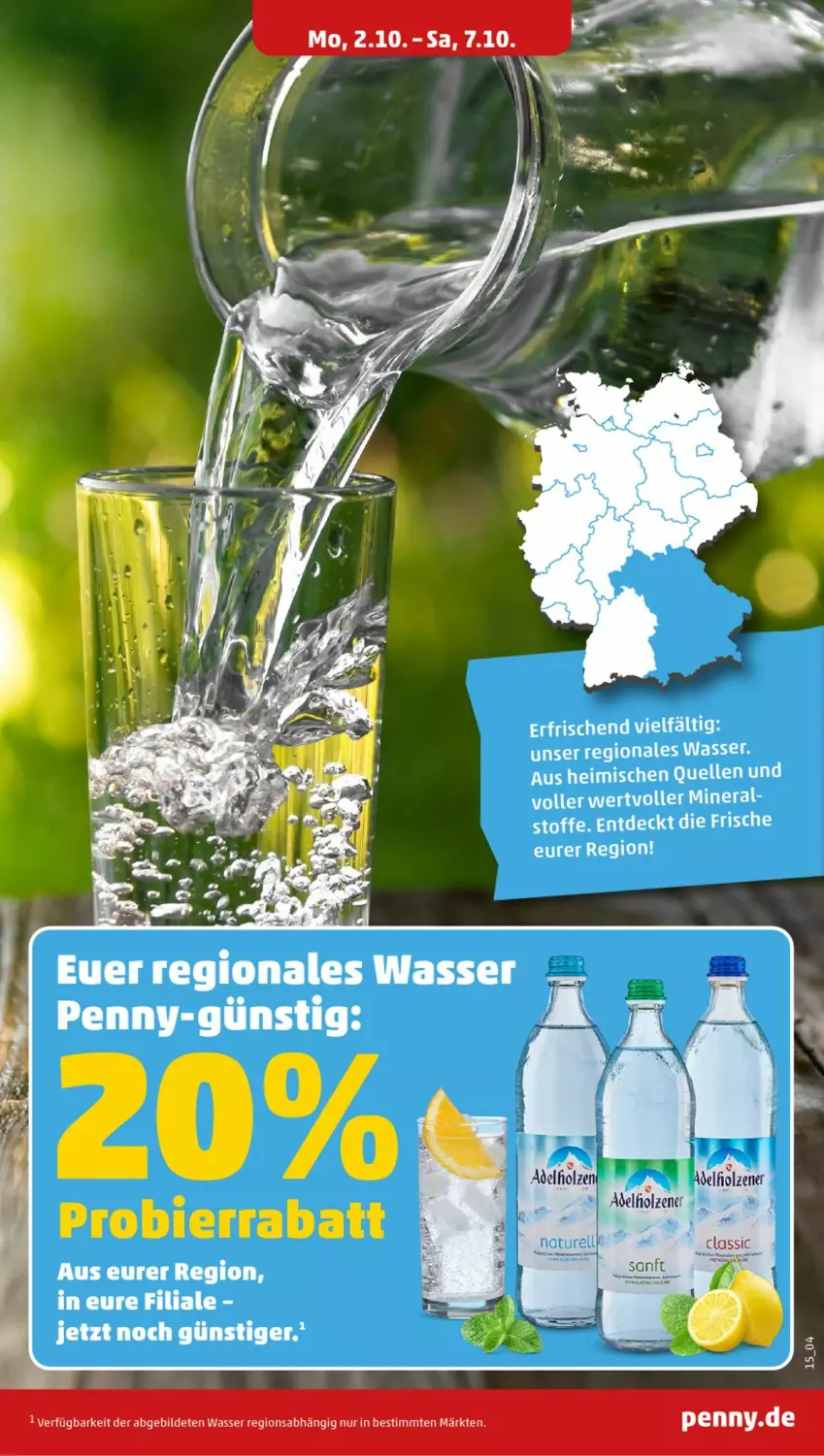 Aktueller Prospekt Penny - Prospekte - von 02.10 bis 07.10.2023 - strona 15 - produkty: elle, Ti, wasser