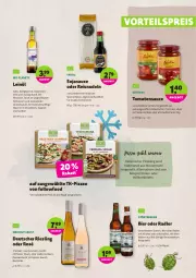 Gazetka promocyjna Denns Biomarkt - Prospekte - Gazetka - ważna od 29.03 do 29.03.2022 - strona 5 - produkty: alkohol, angebot, aust, bier, bio, dip, eis, elle, ente, finesse, korn, leinöl, mehl, nudel, nudeln, nuss, oder radler, pasta, pizza, Pizzateig, radler, regal, reis, riesling, salat, salate, sauce, smoothie, smoothies, soja, sojasauce, Spezi, störtebeker, suppe, suppen, Ti, tisch, tomate, tomaten, tomatensauce, vorteilspreis, wein, weizenmehl