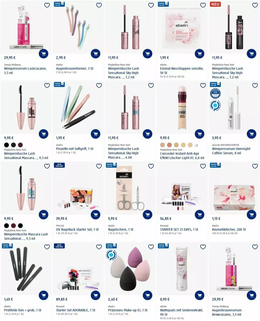 Aktueller Prospekt Dm Drogerie - Prospekte - von 21.07 bis 27.07.2022 - strona 2 - produkty: chia, coffein, Einmal Waschlappen, erde, kosmetik, Kosmetiktücher, lack, Make-up, Mascara, Maybelline, Nagellack, natur, naturkosmetik, Pinzette, rum, Schere, Serum, Ti, tücher, waschlappen, wattepads, Yo