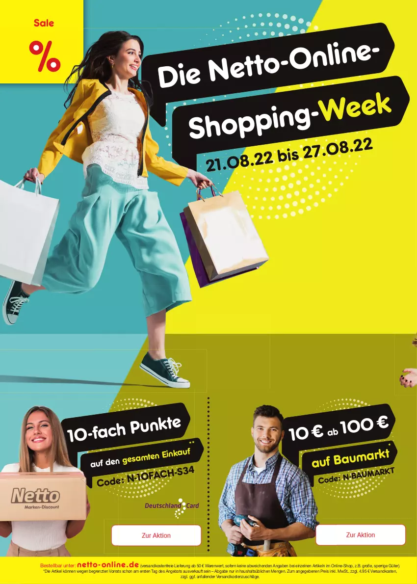 Aktueller Prospekt Netto Marken-Discount - Filial-Angebote - von 22.08 bis 27.08.2022 - strona 48 - produkty: angebot, angebote, Bau, eis, ndk, reis, Ti, versandkostenfrei, ZTE