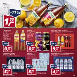 Gazetka promocyjna Real - Gazetka - ważna od 19.03 do 19.03.2022 - strona 17 - produkty: Alwa, burgwallbronn, coca-cola, cola, drink, eis, energy drink, fanta, fanta oder, fanta oder sprite, flasche, gerolsteine, gerolsteiner, Hohes C, ice tea, lipton, lipton ice tea, mineralwasser, natur, oder sprite, reis, rel, Rockstar, sprite, Sprudel, steiner, Ti, wasser