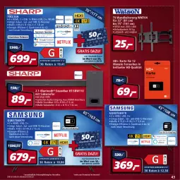 Gazetka promocyjna Real - Gazetka - ważna od 19.03 do 19.03.2022 - strona 43 - produkty: dvb, DVB-T, eis, elle, ente, HDMI, Receiver, reis, rum, soundbar, Spektrum, Subwoofer, teller, Ti, tisch, usb, wandhalterung