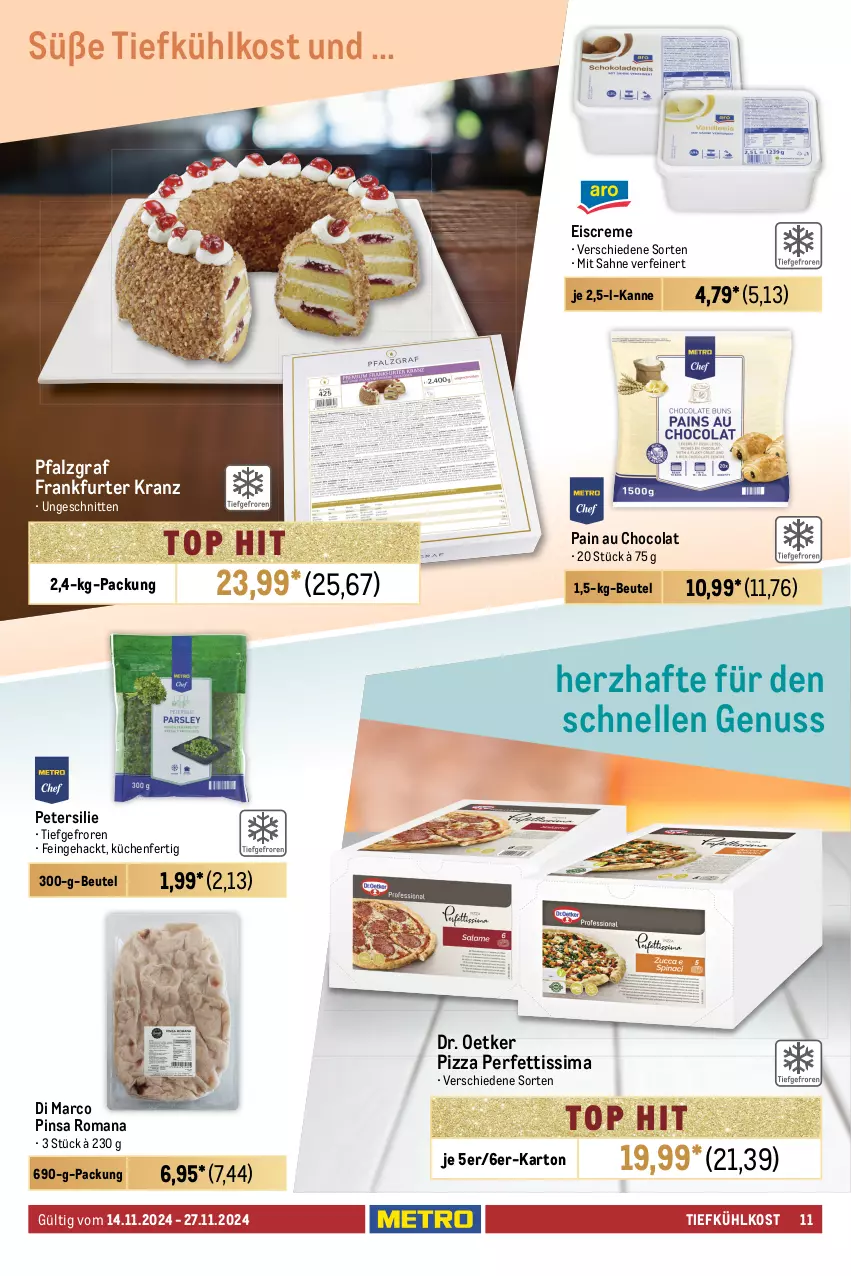 Aktueller Prospekt Metro - Food-Nonfood - von 14.11 bis 27.11.2024 - strona 11 - produkty: actimel, antipasti, arla, asti, Becher, beutel, bio, cola, coupon, creme, danone, Dr. Oetker, eis, eiscreme, elle, flasche, frankfurter, grütze, joghur, joghurt, joghurt mit der ecke, Kranz, küche, Küchen, LG, Löffel, mac, milch, milchreis, molkereiprodukte, Müller, müllermilch, nuss, petersilie, pizza, pudding, rama, reis, sahne, Schal, Schale, schnitten, sim, Ti, tiefkühlkost, weidemilch