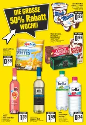 Gazetka promocyjna Edeka - Angebote der Woche - Gazetka - ważna od 22.01 do 22.01.2022 - strona 10 - produkty: after eight, agrarfrost, Becher, beutel, chips, choclait chips, choco crossies, crossies, erde, flasche, getränk, getränke, hella, monte, schoko, Ti, vinho verde