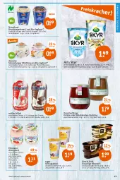 Gazetka promocyjna Tegut - Angebote der Woche - Gazetka - ważna od 10.06 do 10.06.2023 - strona 15 - produkty: ACC, almighur, almighurt, arla, arla skyr, auer, Bau, Bauer, Becher, beere, Berger, bio, bio-joghurt, ehrmann, ehrmann almighurt, erdbeere, flasche, frucht, grütze, joghur, joghurt, Knackige Mousse, maracuja, milch, mousse, Müller, natur, naturland, nestlé, pet-flasche, pfirsich, pudding, sahne, schlagsahne, schoko, schokolade, schokoladen, Skyr, Ti, vanille, Zum Dorfkrug