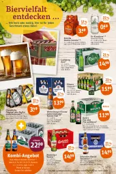 Gazetka promocyjna Tegut - Angebote der Woche - Gazetka - ważna od 10.06 do 10.06.2023 - strona 24 - produkty: alkohol, angebot, aust, bier, budweiser, burger, carlsberg, carlsberg beer, clausthaler, decke, eis, Estrella Damm, getränk, getränke, gin, holsten, holsten pilsener, mac, malz, oder radler, pils, pilsener, pilsner, pilsner urquell, radler, rel, Ti, weissbier, zucker