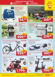Gazetka promocyjna Netto Marken-Discount - Filial-Angebote - Gazetka - ważna od 13.08 do 13.08.2022 - strona 29 - produkty: abdeckhaube, akku, angebot, auto, bestpreis, Brei, decke, Deckel, E-Bike, E-Roller, edelstahl, eis, Elektro, Elektroroller, ente, Fahrrad, gasgrill, grill, grillfläche, grillrost, Kette, kompressor, korb, ndk, reis, Roller, Schal, schlauch, shimano, Tasche, Ti, Tiere, versandkostenfrei, ZTE