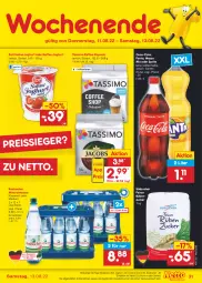 Gazetka promocyjna Netto Marken-Discount - Filial-Angebote - Gazetka - ważna od 13.08 do 13.08.2022 - strona 31 - produkty: Alwa, angebot, asti, bestpreis, cin, cinzano, Cinzano Asti, coca-cola, cola, eis, fanta, joghur, joghurt, kaffee, kaffee-kapseln, Mezzo Mix, mineralwasser, oder sprite, reis, reiss, sahne, sahne joghurt, sim, sprite, südzucker, tassimo, Ti, usb, wasser, zott, ZTE, zucker