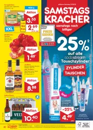 Gazetka promocyjna Netto Marken-Discount - Filial-Angebote - Gazetka - ważna od 13.08 do 13.08.2022 - strona 40 - produkty: angebot, angebote, Apple, bestpreis, bourbon, bourbon whiskey, discount, eis, Holz, jim beam, kentucky straight, kerrygold, kerrygold extra, kracher, marken-discount, ndk, pflaume, pflaumen, pils, pilsener, reis, salz, Schal, Schale, Soda, sodastream, Ti, tomate, tomaten, tuc, usb, veltins, veltins pilsener, versandkostenfrei, whiskey, ZTE