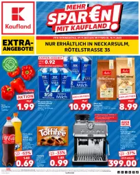 Gazetka promocyjna Kaufland - Extra-Angebote - Gazetka - ważna od 15.11 do 15.11.2023 - strona 1 - produkty: angebot, angebote, bellacrema, bohne, bohnen, caramel, coca-cola, cola, creme, eis, erde, espresso, fanta, Germ, haltbare milch, haselnuss, kaffee, latte, LG, melitta, Mezzo Mix, milch, ndk, Nougatcreme, nuss, paprika, paprika rot, Rauch, Reinigung, reis, röstkaffee, Schal, Schale, schoko, schokolade, schuhe, sprite, Ti, toffifee, versandkostenfrei, wasser, wassertank, weihenstephan