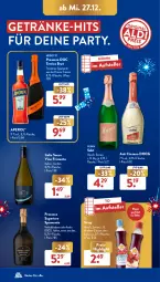 Gazetka promocyjna AldiSud - NÄCHSTE WOCHE - Gazetka - ważna od 30.12 do 30.12.2023 - strona 18 - produkty: aperol, asti, brut, cin, cinzano, ecco, eis, elle, flasche, frizzante, getränk, getränke, himbeer, mionetto, mumm, prosecco, puma, reis, sekt, sirup, spumante, teller, Ti, valdo, Yo, zitrone, zucker