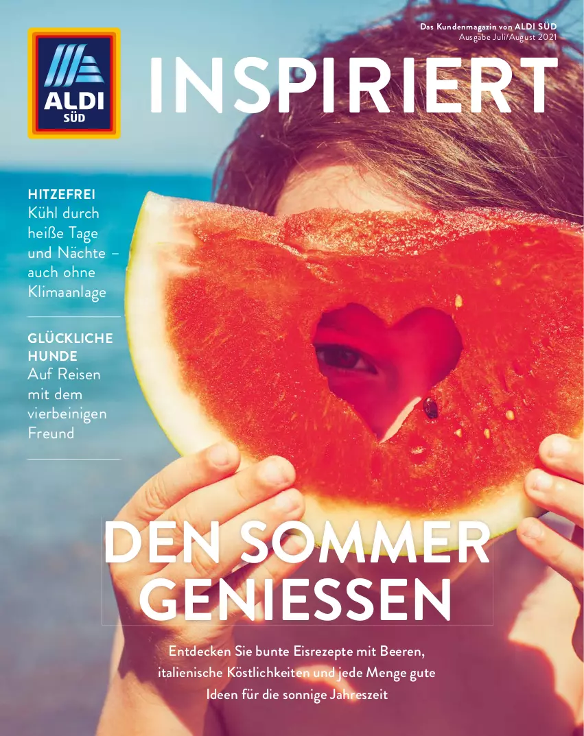 Aktueller Prospekt AldiSud - ALDI inspiriert - von 01.07 bis 31.08.2021 - strona 1