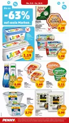 Gazetka promocyjna Penny - Prospekte - Gazetka - ważna od 10.08 do 10.08.2024 - strona 12 - produkty: albray, eier, eiersalat, eis, filet, filets, französischer weichkäse, frischkäse, hering, Herings, heringsfilets, Käse, LG, margarine, milram, miree, nadler, Popp, reis, ring, sahne, salat, steinhaus, Ti, weichkäse, Yo, zaziki, ZTE