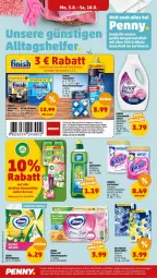 Gazetka promocyjna Penny - Prospekte - Gazetka - ważna od 10.08 do 10.08.2024 - strona 22 - produkty: airwick, auer, Blüte, Cap, coupon, coupons, eis, erde, Finish, gin, kerze, klarspüler, lenor, LG, Maschinenpfleger, papier, reis, spülmittel, Ti, wc frisch, WICK, zewa, ZTE