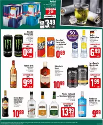 Gazetka promocyjna Edeka - Prospekte - Gazetka - ważna od 13.04 do 13.04.2024 - strona 23 - produkty: amaro, asbach uralt, averna, ball, Ballantine's, blended scotch, blended scotch whisky, coca-cola, cola, deka, drink, dry gin, enders, energy drink, fanta, flasche, getränk, gin, haselnuss, jack daniel, jack daniel's, kräuter, kräuterlikör, likör, london dry, london dry gin, Mezzo Mix, monster, Monster Energy, nuss, pircher, scotch, scotch whisky, sprite, Ti, wein, weinbrand, whisky, wodka