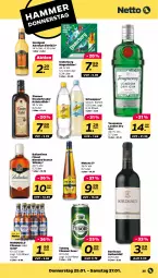 Gazetka promocyjna Netto - Woche 4 - Gazetka - ważna od 27.01 do 27.01.2024 - strona 25 - produkty: ball, blended scotch, blended scotch whisky, dry gin, eier, eierlikör, gin, kräuter, kräuterlikör, likör, london dry, london dry gin, Metaxa, pils, pilsener, schweppes, scotch, scotch whisky, Tanqueray, Ti, underberg, whisky