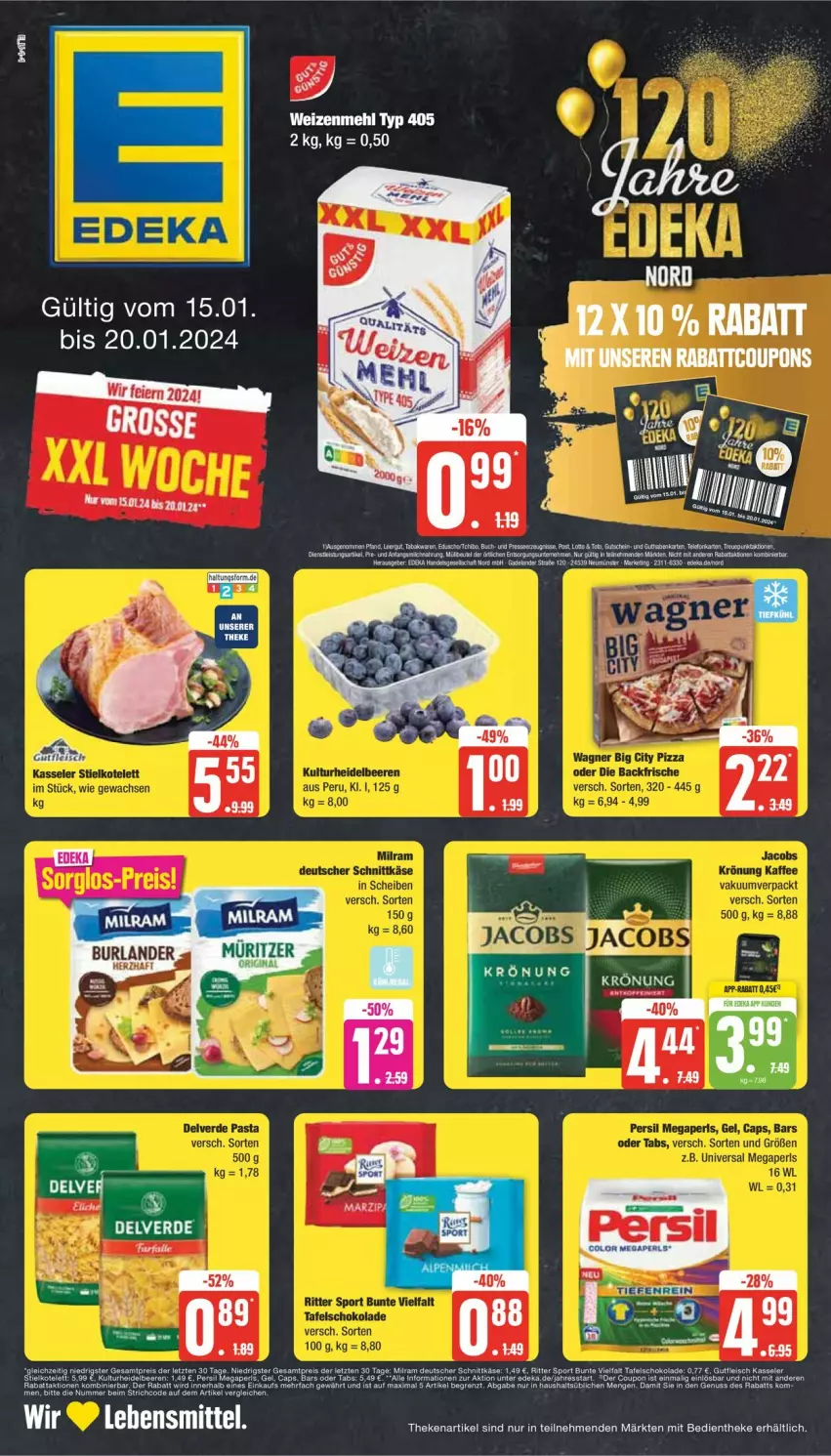 Aktueller Prospekt Edeka - Prospekte - von 15.01 bis 20.01.2024 - strona 1 - produkty: eier, erde, tee, Ti