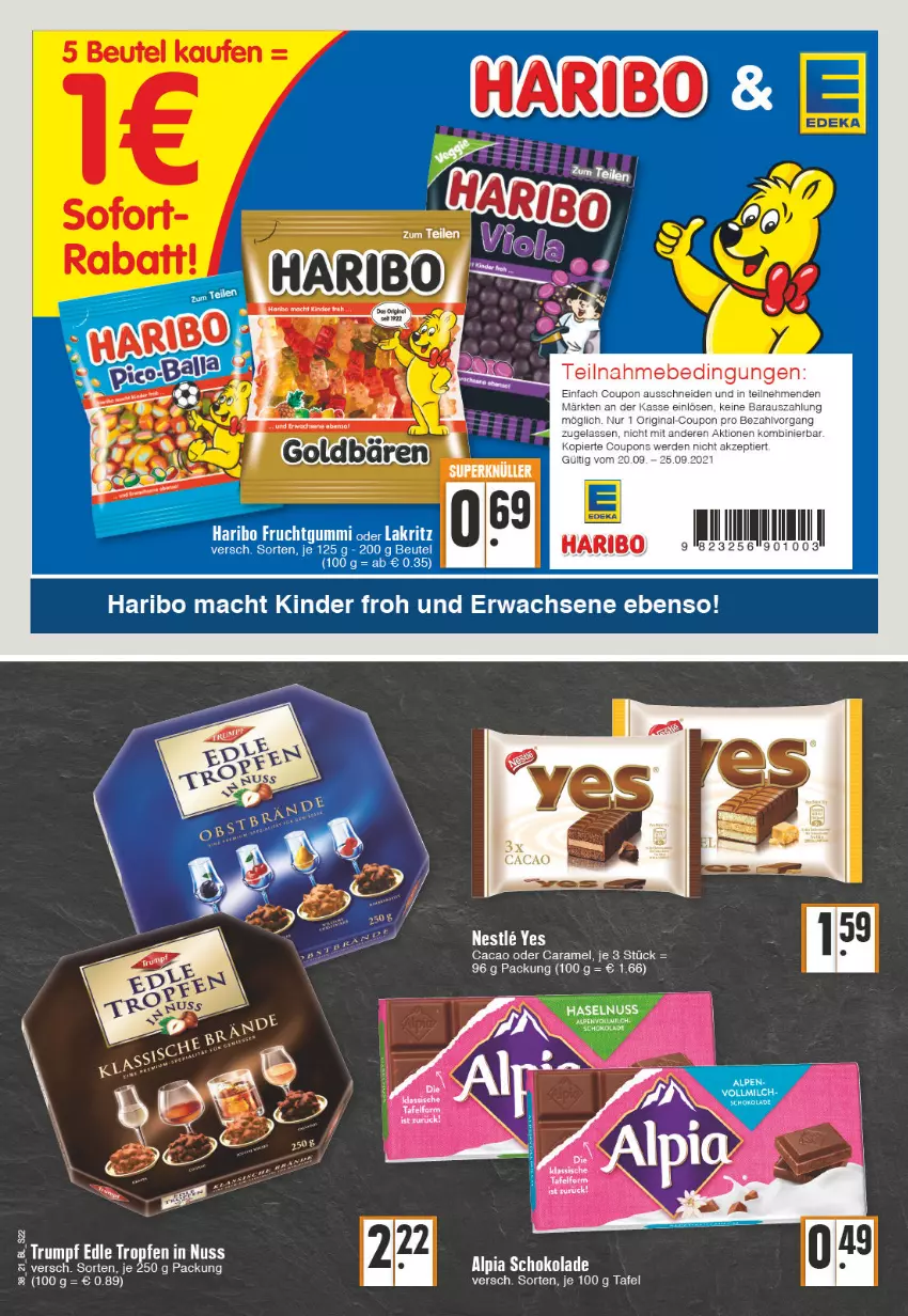 Aktueller Prospekt Edeka - Angebote der Woche - von 20.09 bis 25.09.2021 - strona 22