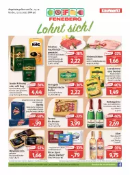 Gazetka promocyjna Feneberg - Prospekte - Gazetka - ważna od 17.12 do 17.12.2022 - strona 1 - produkty: alkohol, angebot, angebote, aperitif, barilla, Becher, bohne, bohnen, bonbel, butter, ecco, eis, elle, ferrero, flasche, fleisch, frucht, fruchtsecco, gin, hackfleisch, hackfleisch gemischt, hinterschinken, irische butter, jacobs, jacobs krönung, kaffee, kakao, Käse, käsescheiben, kerrygold, lebensmittel, leerdammer, lillet, mövenpick, mövenpick eis, nuss, reis, rind, ritter, ritter sport, rotkäppchen, schinken, schwein, sekt, Sport, teigwaren, Ti, wein, ZTE